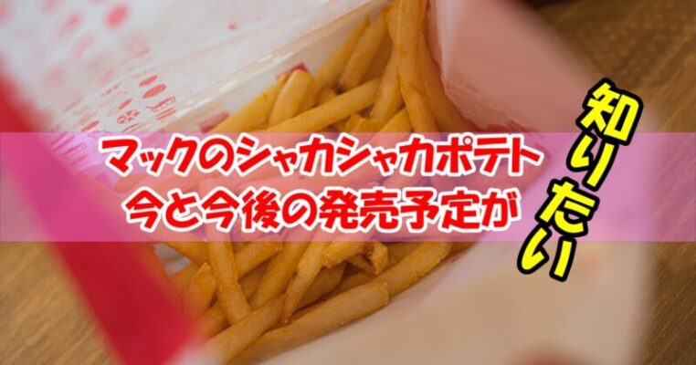 マックのシャカシャカポテトの今と今後の発売予定が知りたい