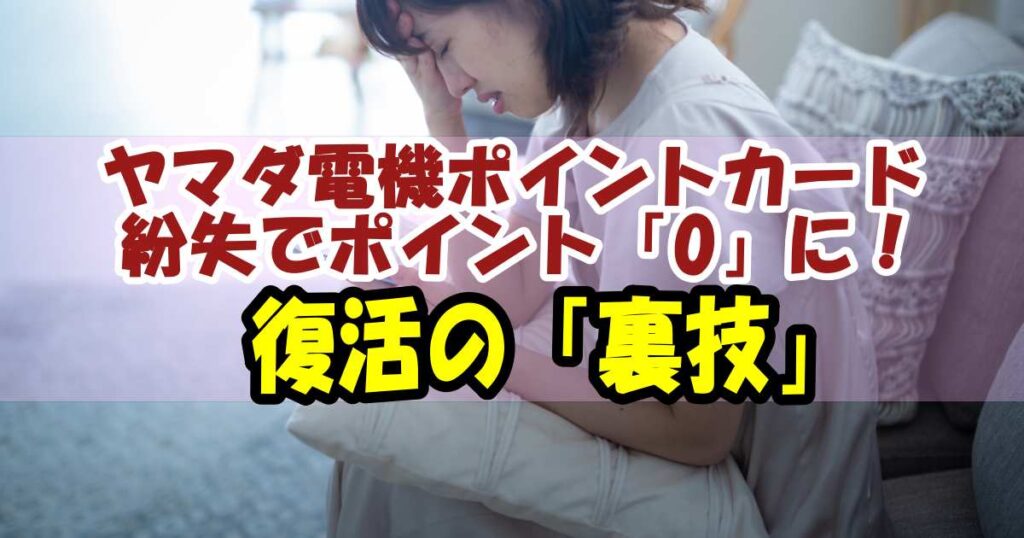 ヤマダ電機 ポイントカード 紛失ポイント「0」に！復活の裏技は? ニコニコブログ