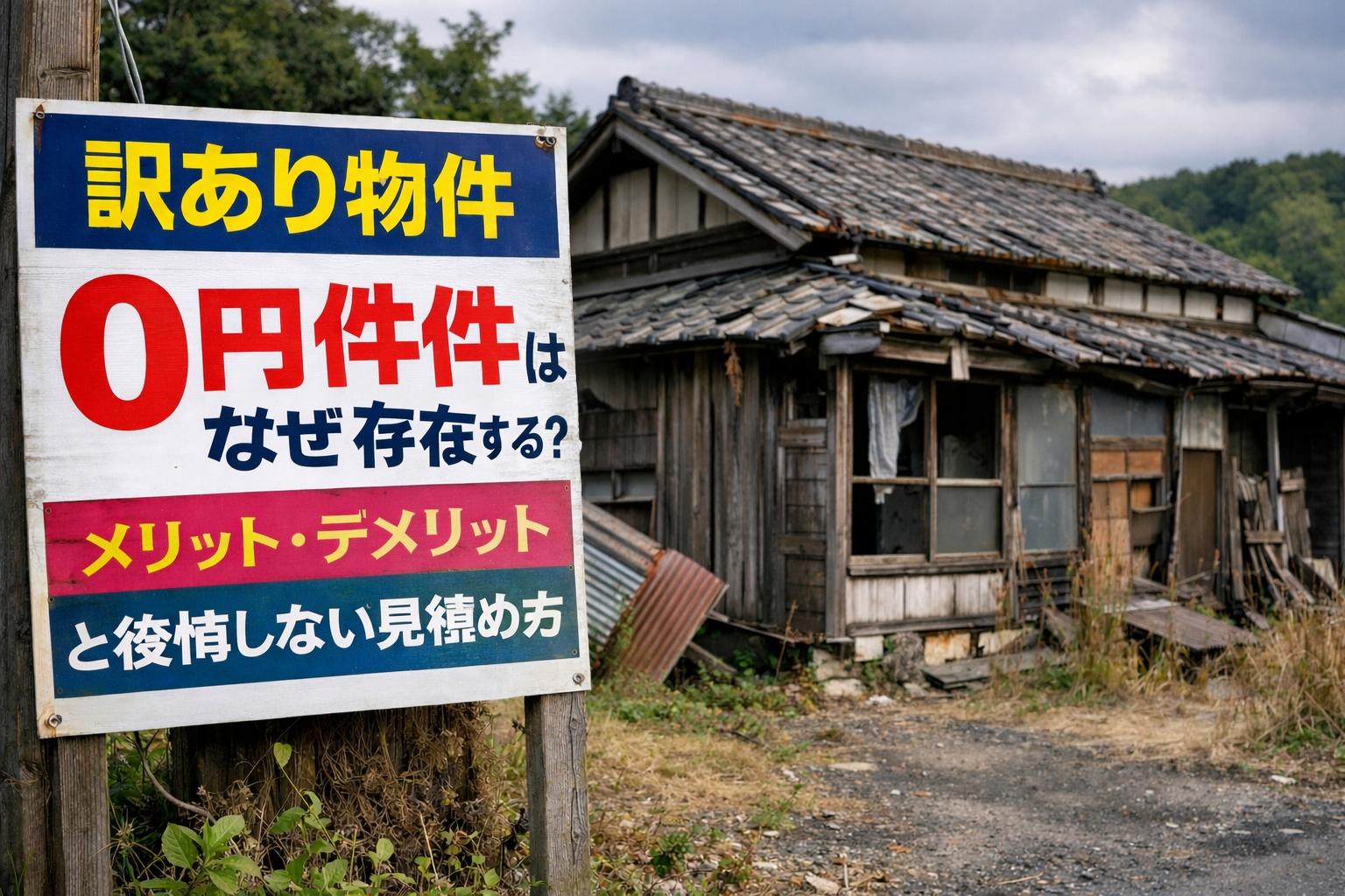 0円物件はなぜ存在する？
