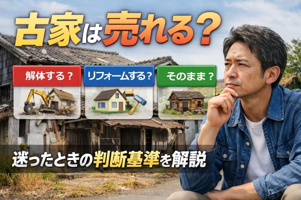 古家 売れる 解体 リフォーム