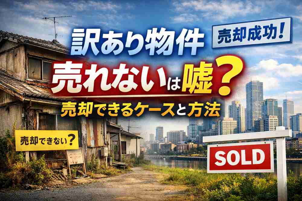 訳あり物件 売れないは嘘？